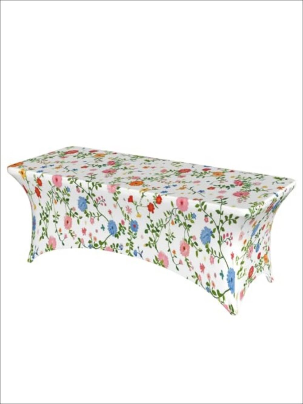 Spandex Tablecloth 6FT Fitted Rectangular Stretch Wrinkle Resistant